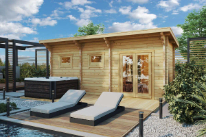 Bespoke Sauna Cabin Oliver II | 70mm – RM25227 - £7,925.00