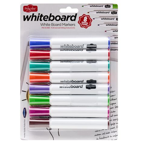 ProScribe Card 8 Dry Wipe Whiteboard Markers
