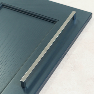 Polished Chrome Long Slim Square Cabinet D Handles in 3 Sizes - 320mm Handle