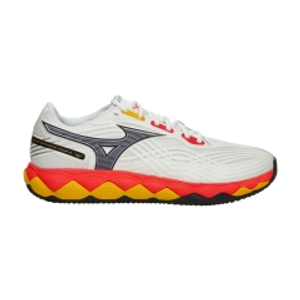Mizuno Wave Enforce Tour 2 Clay - White/Baritone Blue/Fiery Coral 2
