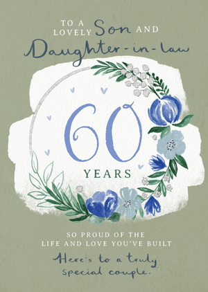 Son & Daughter-In-Law Anniversary Card