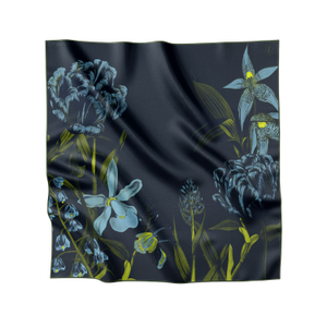 Eos Shadow Large Luxury Square Silk Scarf