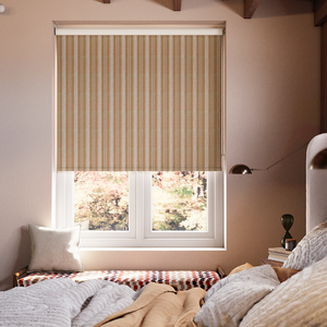 Form Striped, Sandy Tan - Roller Blind