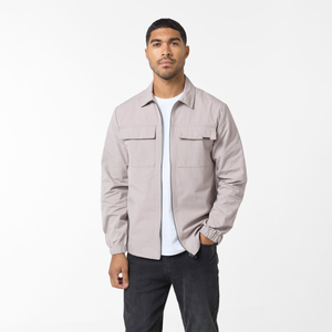 Smart Utility Overshirt | Dark Stone