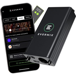 Evermix Box 5, DJ Set Recorder for USB-C Devices, iOS & Android / Live Streaming