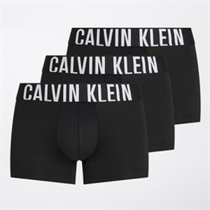Calvin Klein Mens Three Pack Boxer Trunks Misty Grey/White/Blossom Grey Lgs
