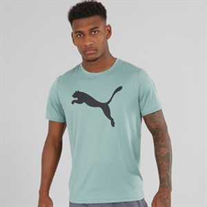 Puma Mens Train All Day Essentials T-Shirt Green Moon