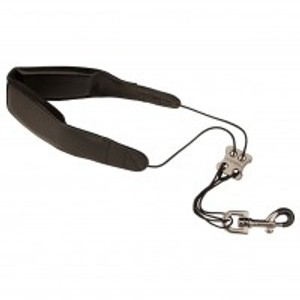 Protec L310M Saxophone Neck Strap, Regular, Metal Hook, Black