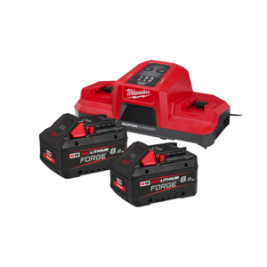 Milwaukee M18FORGENRG-802 18V FORGE Battery Charger Kit 2 x 8Ah Batteries & Charger