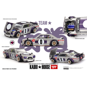 MiniGT Nissan Skyline 2000GT-R (KPGC10) Kaido Works V1 1:64 Diecast Car KHMG165