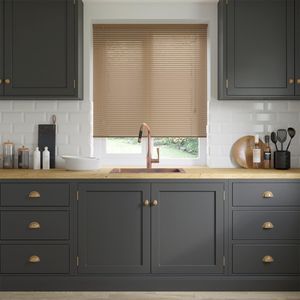 Glimmer Bronze Venetian Blinds 25mm: 1730mm x 530mm Recess