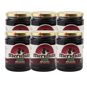 Organic Fairtrade Pure Blackstrap Molasses (Meridian) 6x600g
