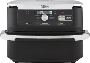 Ninja Foodi AF500UK 10.4L Dual Air Fryer FlexDrawer 7-in-1 Double Zone Black