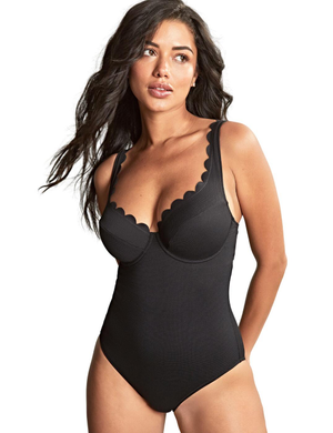 Panache Spirit Rita Plunge Swimsuit - Black