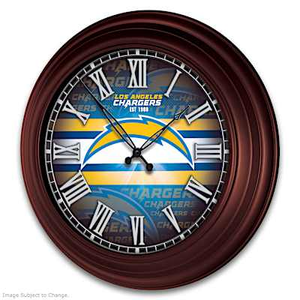 Los Angeles Chargers Wall Clock
