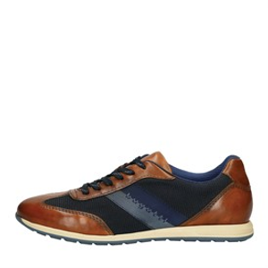 Bugatti Mens Thorello Trainers Cognac/Dark Blue