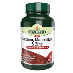 Calcium, Magnesium + Vitamin D3 (Natures Aid) 90 Tablets