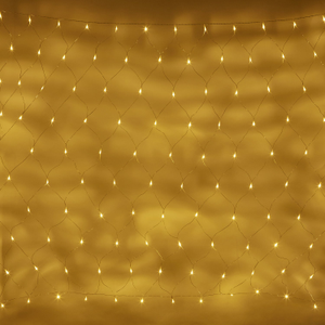Essential Connect Warm White Connectable Net Lights Clear Cable