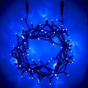 Core Connect 40m 400 Blue Connectable Fairy Lights Green Cable