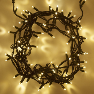 Core Connect 60m 600 Warm White Connectable Fairy Lights Green Cable