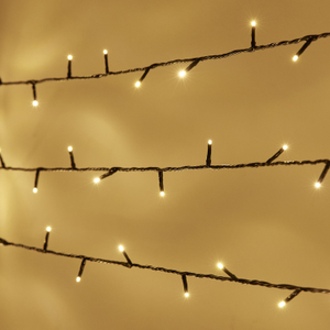 Essential Connect Warm White Connectable Fairy Lights Green Cable