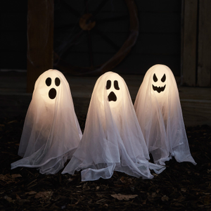 3 Ghost Garden Stake Lights