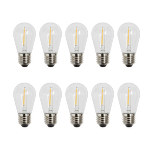 10 Warm White Light Bulbs for Ultimate Connect Festoon Lights