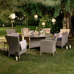 The Rathlin 6-Seater Round Dining Set