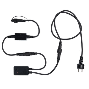 Pro Connect 230V Netzstecker schwarz mit Timer