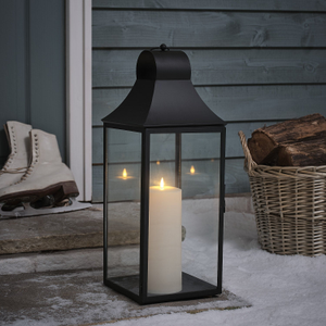 Grande Lanterne de Jardin Albury de 59 cm avec Bougie TruGlow®