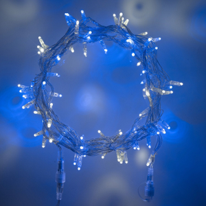 Core Connect 80m 800er LED Lichterkette blau weiß koppelbar transparentes Kabel