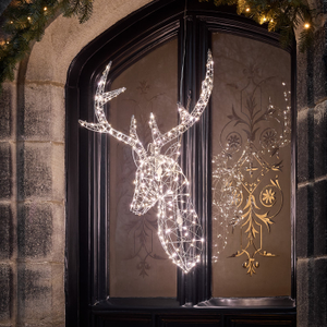 Tête de Cerf Lumineuse Duchy, à LED Bicolores