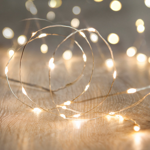 50er Micro USB Lichterkette warmweiß
