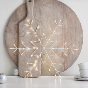 Osby LED Schneeflocke Fensterdeko Weihnachten