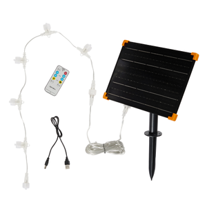Solar Panel für 24V LED Rentiere