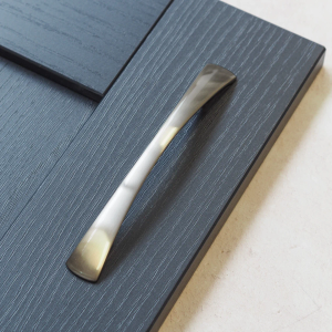 Brushed Nickel Cabinet Bow Handle with 128mm Centres