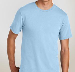 Port & Company Easy Cotton T-shirt - Ice Blue