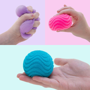 NeeDoh Fuzz Ball Wonder Waves Fidget Toy - Random Assorted Colour