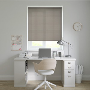 No Drill Classic Grey Roller Blinds: 736mm x 939mm Recess
