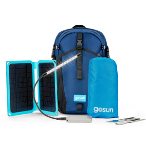 Solar Powered Backpack: Open Box