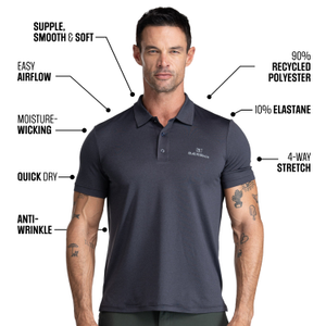 Moisture Wicking Short Sleeve Polo (2 Pack)