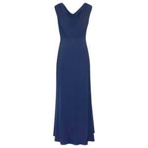 Cruise Cowl Neck Gown In Midnight Blue (L)