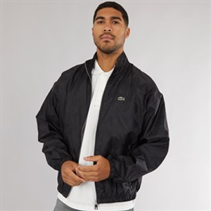Lacoste Mens Monogram Jacket Black