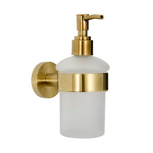 Milano Ayanna - Modern Soap Dispenser - Brushed Brass