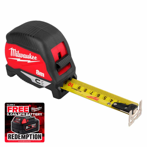 Milwaukee 4932498770 GEN IV Magnetic Tape Measure 8m