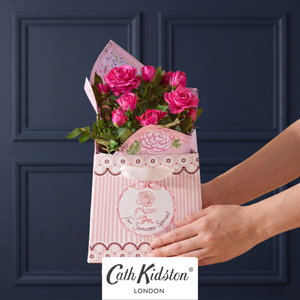 Cath Kidston You Are My Happy Cerise Rose & Gift Bag