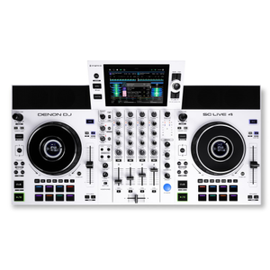 Denon DJ SC LIVE 4 White - 4-Deck Standalone DJ Controller