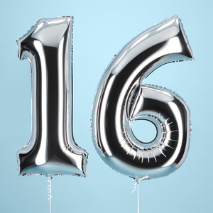 16th Giant Number Balloons