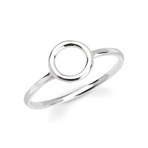Signature Silver Open Circle Ring