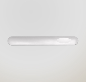 Full Color Nail File with Sleeve - White 